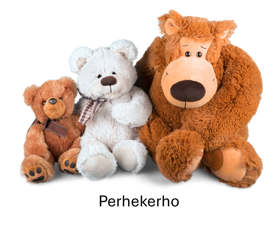 Kolme nallea, perhekerhon mainos