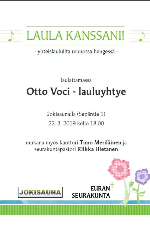Laula kanssani - ilta Laula kanssani - ilta