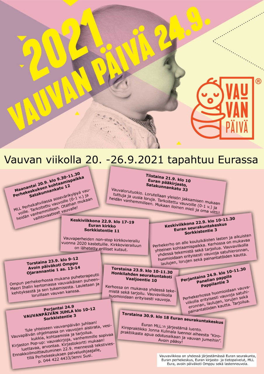 VAUVANPÄIVÄN JUHLA Vauvaviikon mainos