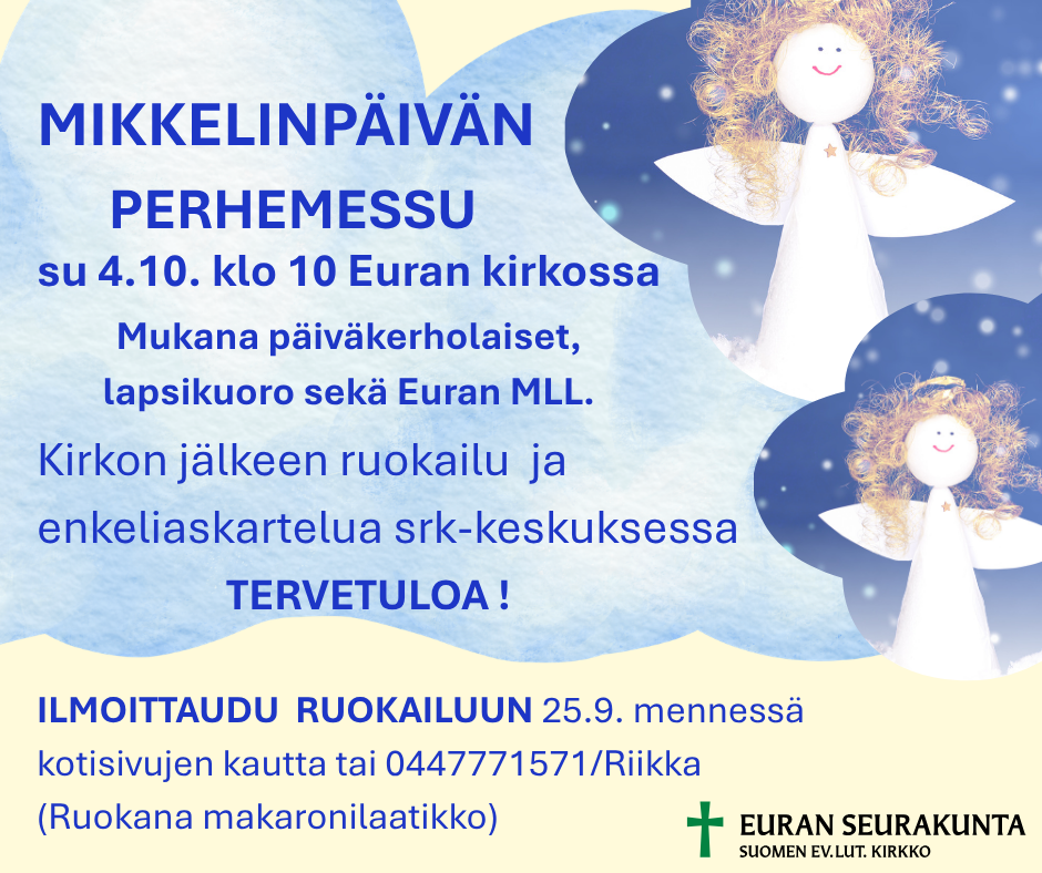 Ilmoittaudu Mikkelinpäivän ruokailuun