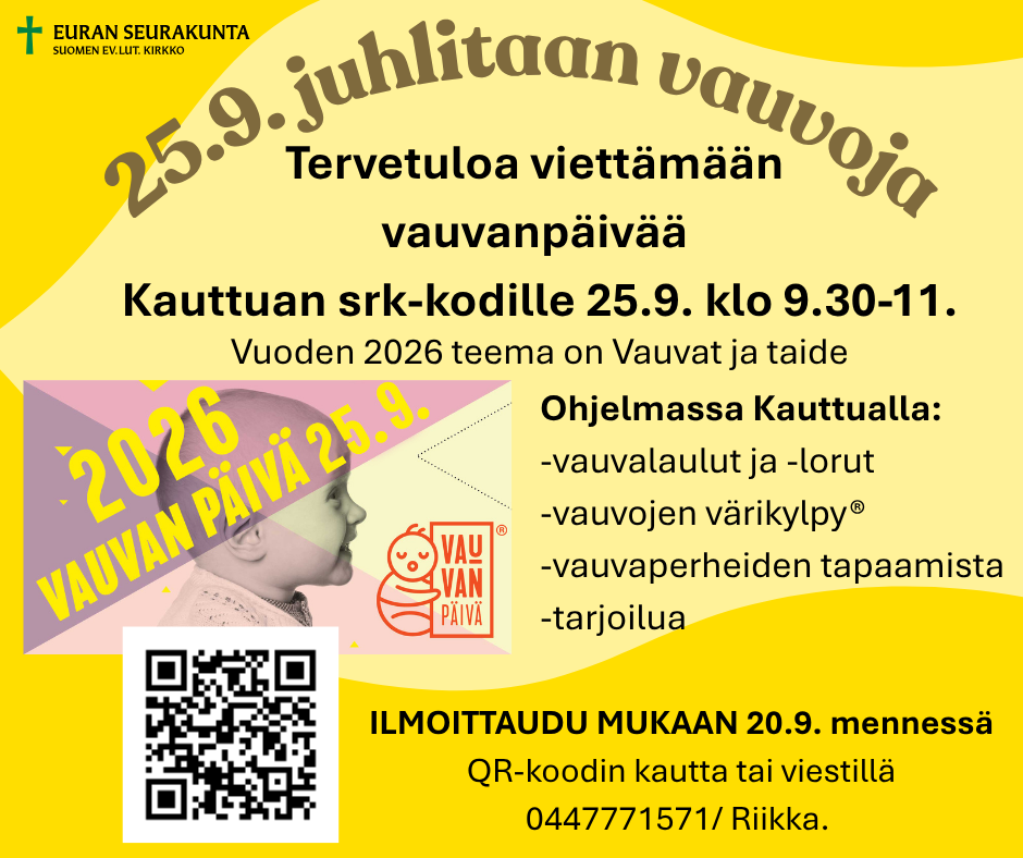 Ilmoittaudu mukaan vauvanpäivään